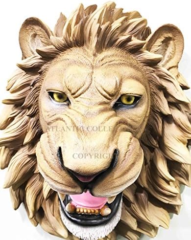Ebros Gift Large Roaring Lion Wall Sculpture