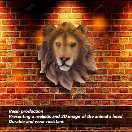 Flexman Resin Wildlife Head Wall Decor