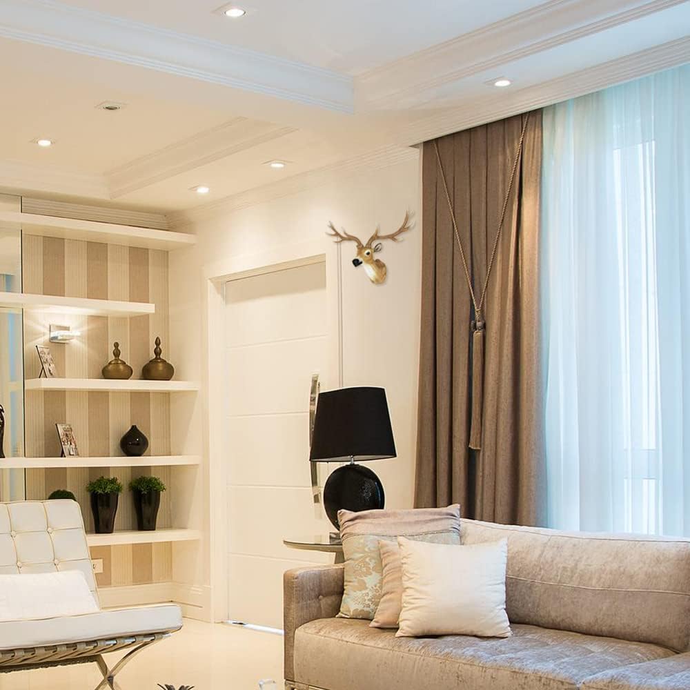 Keygift Deer Head Wall Decor 20 Inch Realistic Sculpture