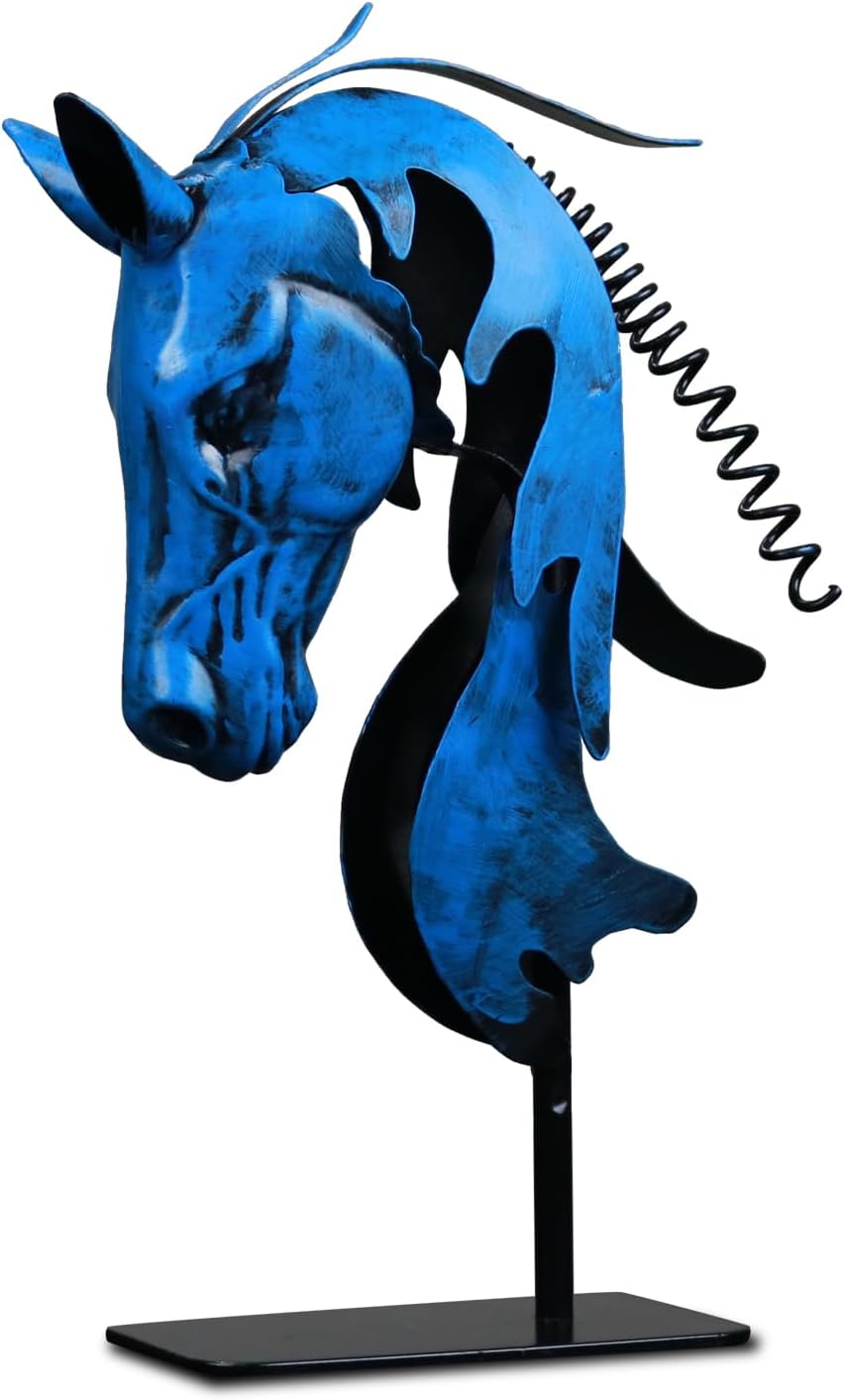 Handmade Horse Statue - Rustic Decor for Office and Home