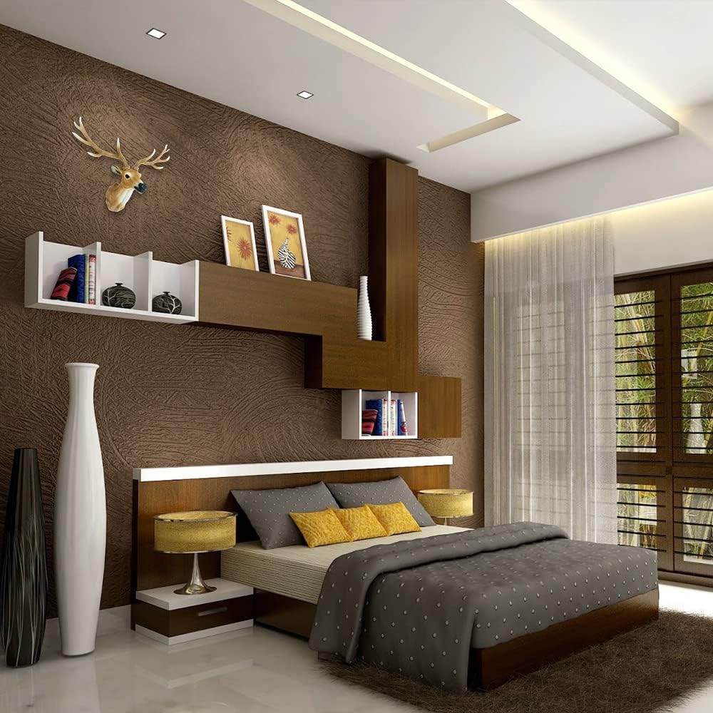 Keygift Deer Head Wall Decor 20 Inch Realistic Sculpture