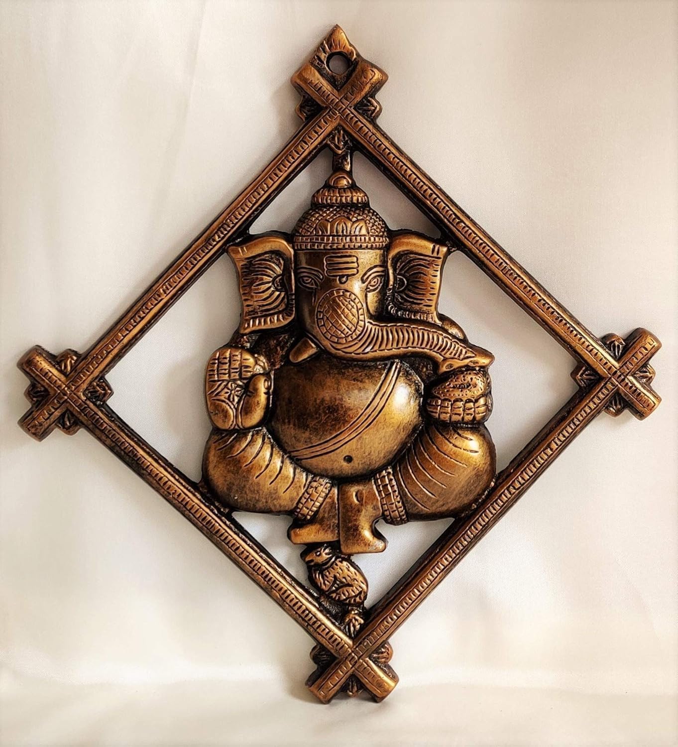 Elegant Wall Mounted Ganesh Ji Statue for Home and Temple Decor
