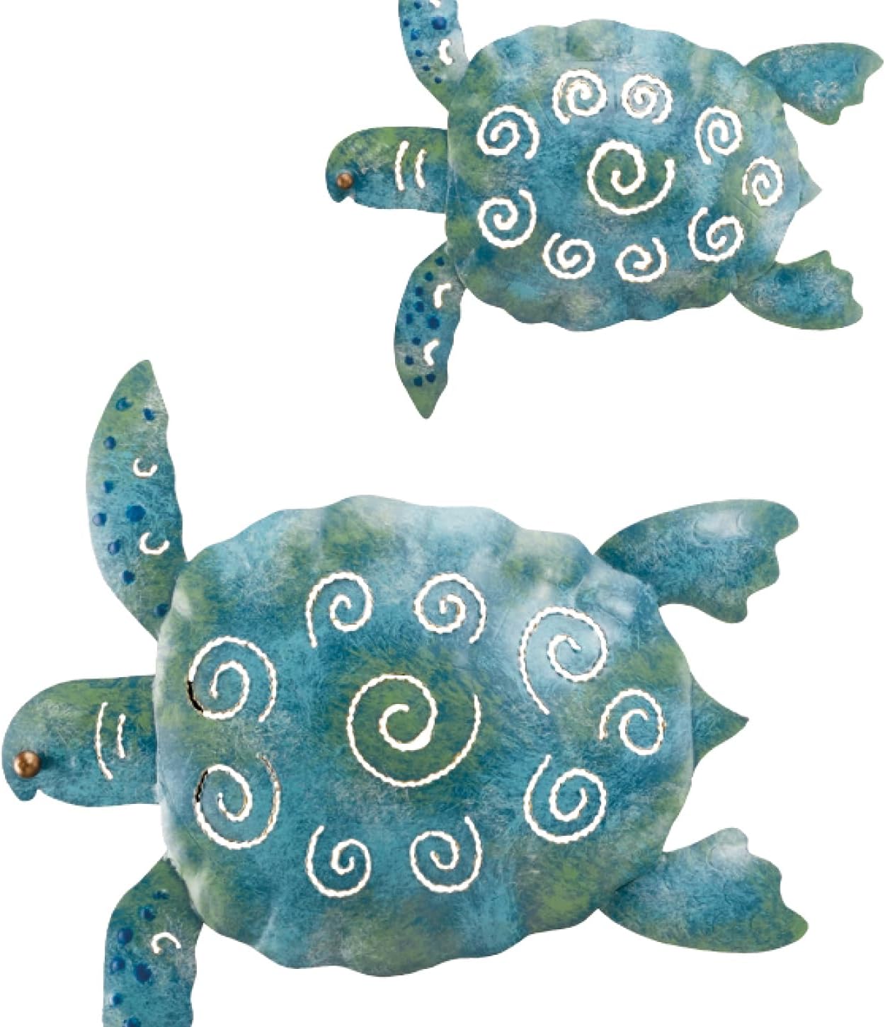 Regal Art Gift Sea Turtle Wall Decor 95 Inch Handcrafted Metal Ocean Art