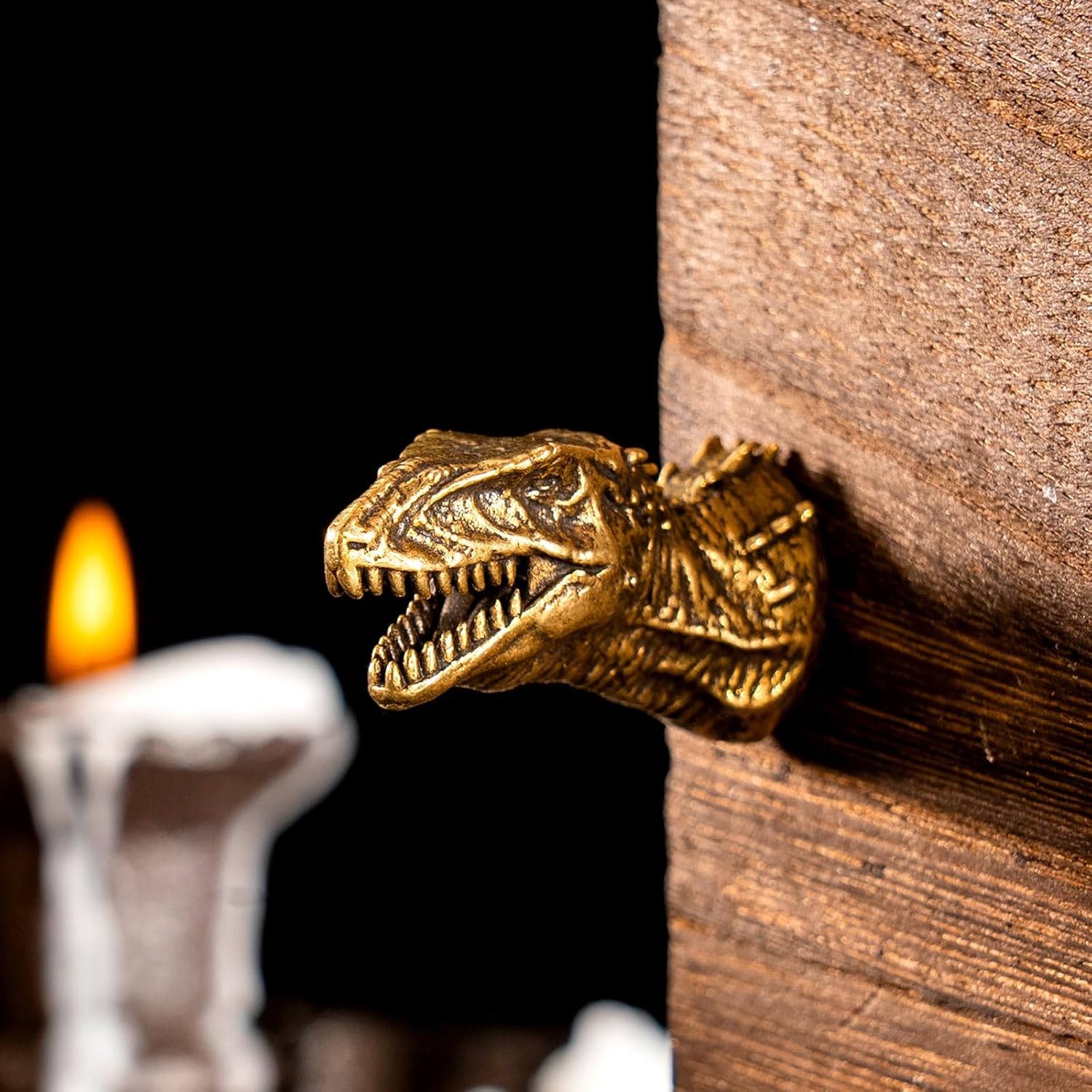 CHOVY Vintage Brass Banjo Dragon Head Wall Decor