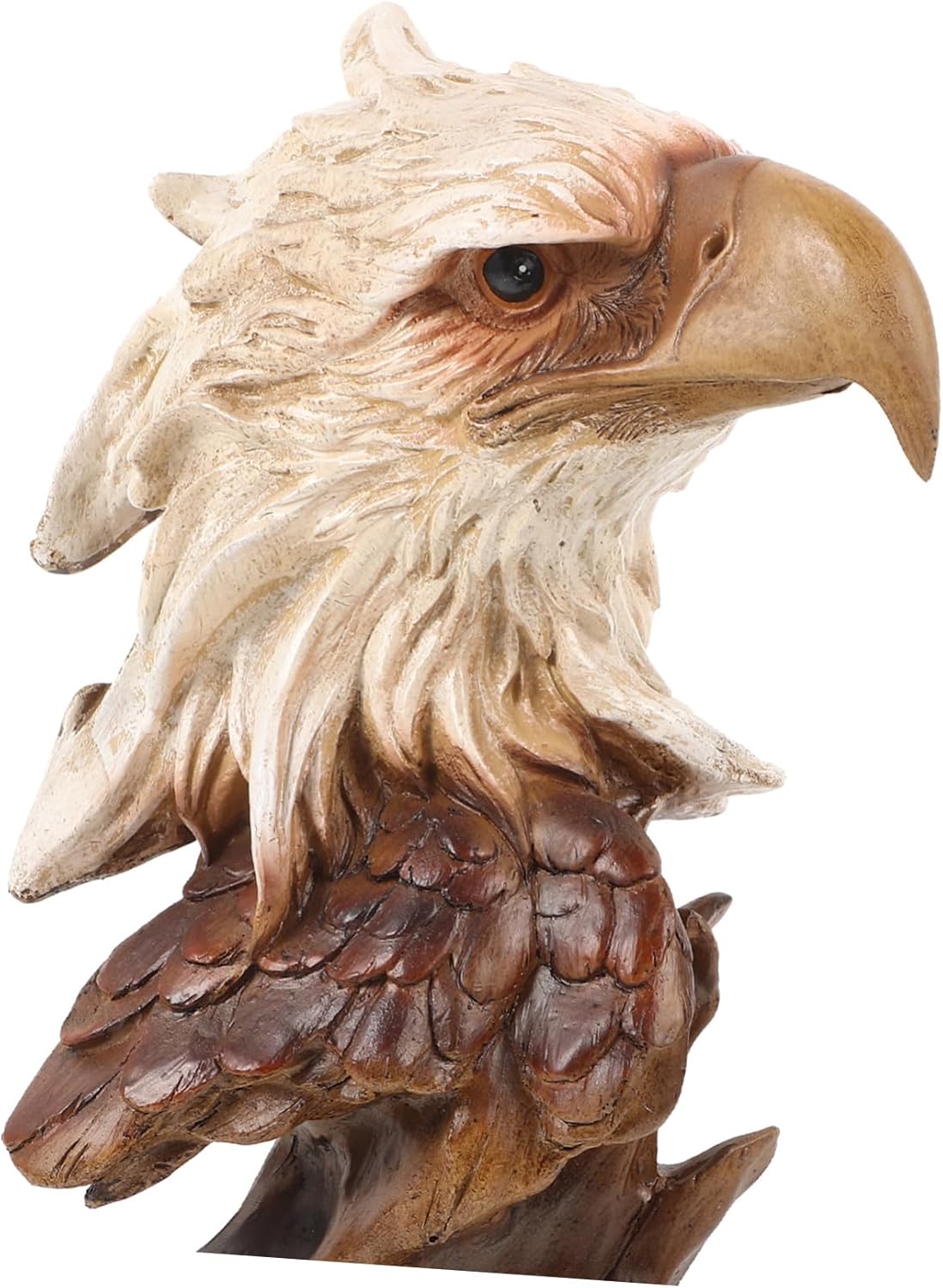 ULDIGI Animal Head Resin Eagle Statue for Home Office Decor