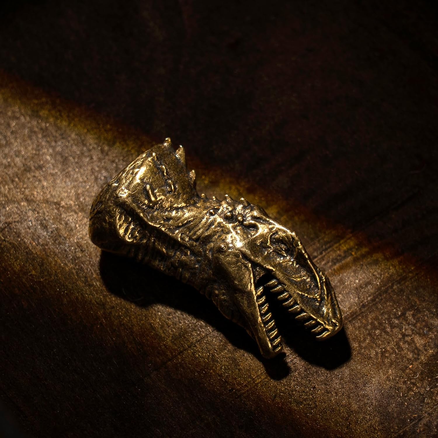 CHOVY Vintage Brass Banjo Dragon Head Wall Decor