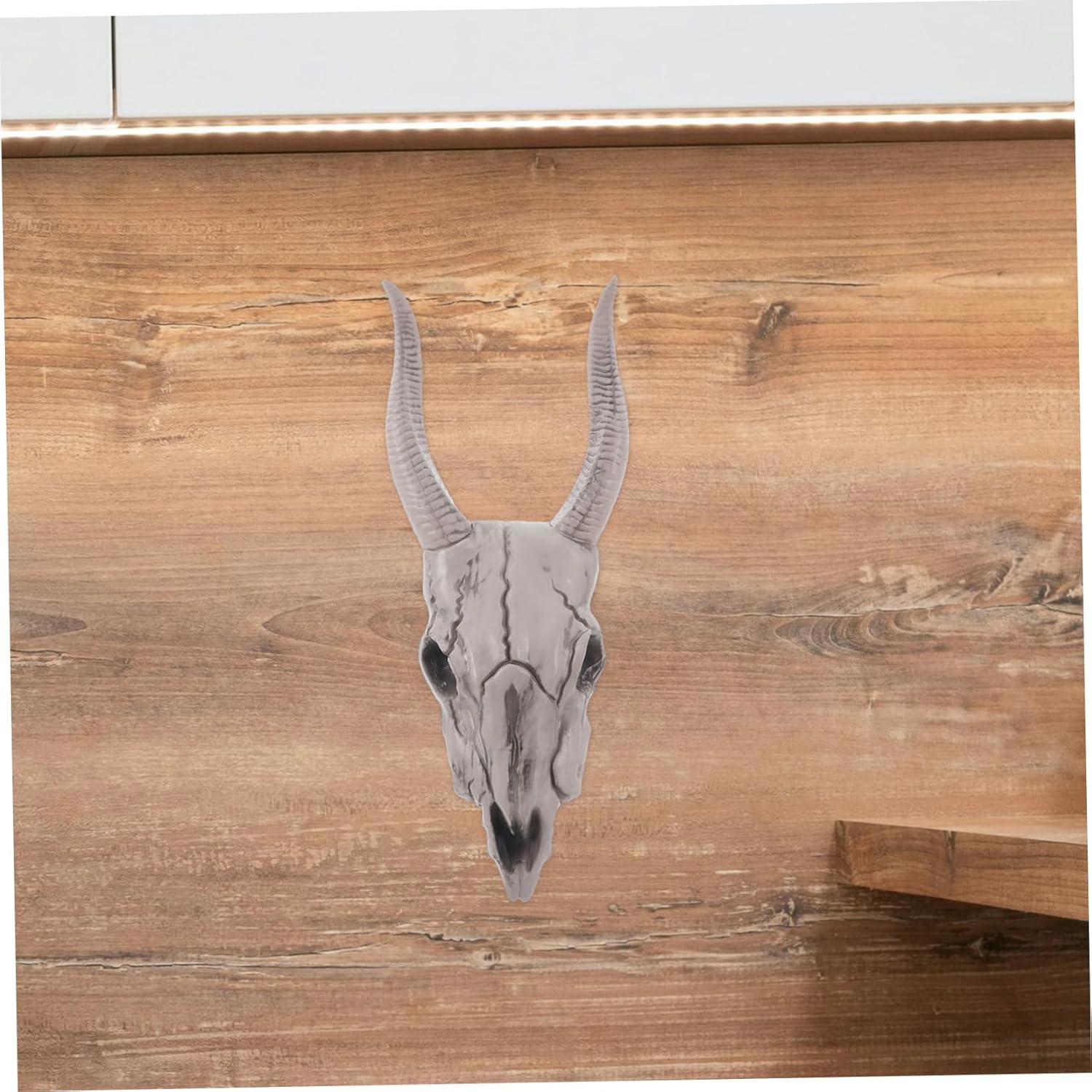 Realistic Skull Sheep Head Gothic Wall Decor Halloween Indoor Sculpture