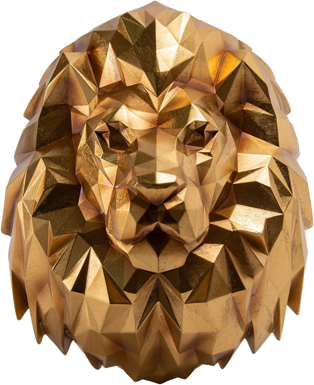 Guichifun Gold Lion Head Wall Sculpture - 143 Inch Resin Wall Decor