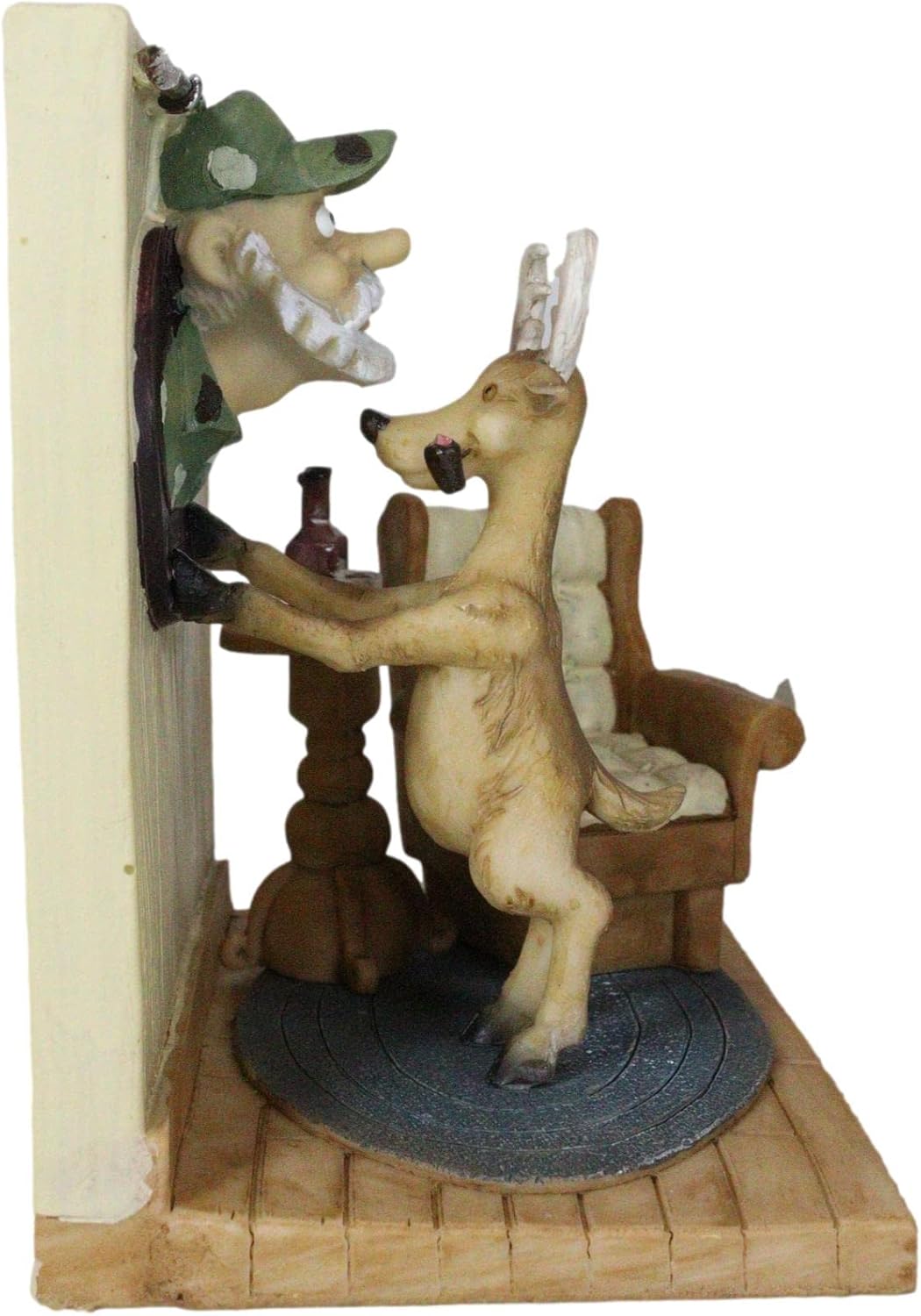 Ebros Gift Comical Buck Stag Deer Wall Decor