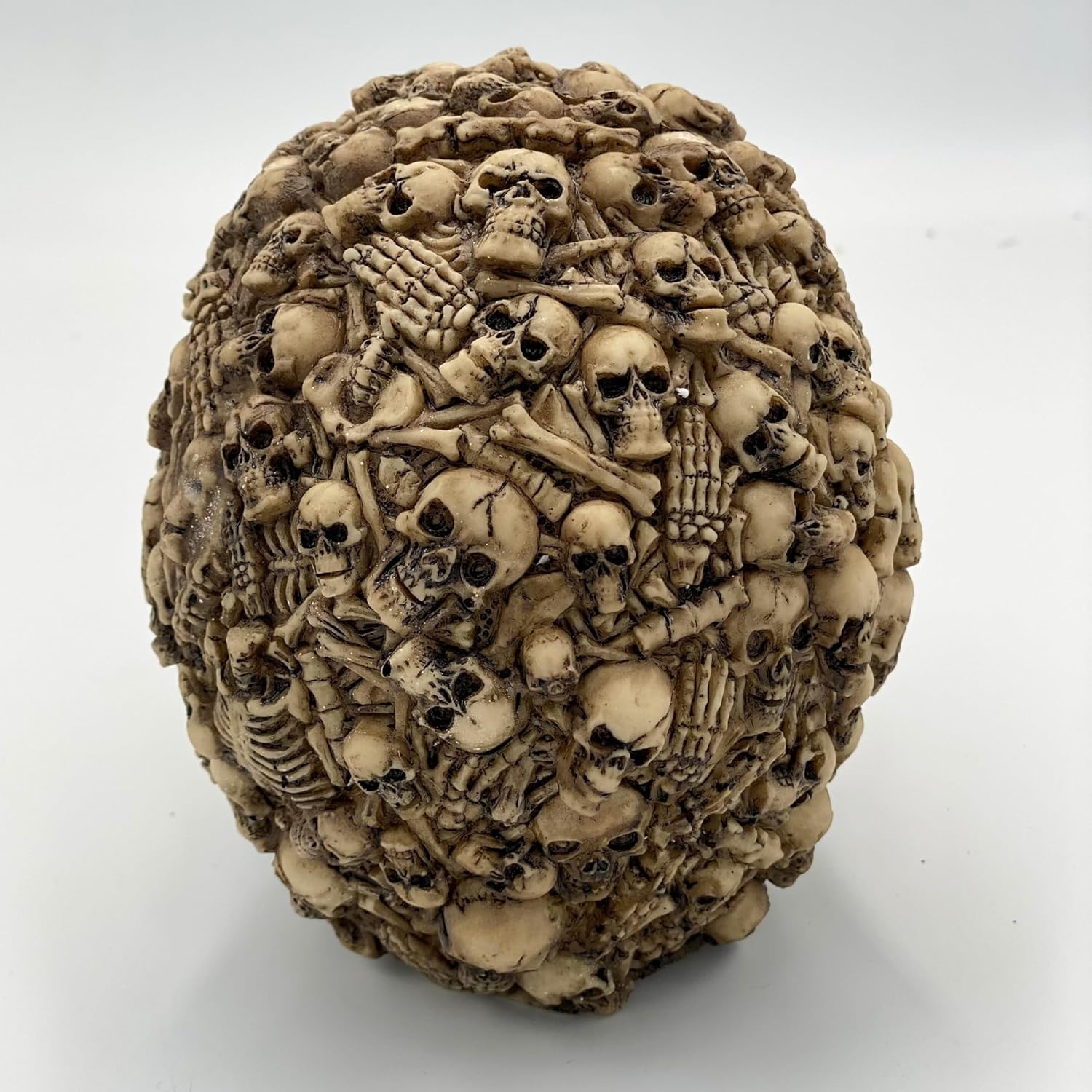 Realistic 3D Skull Decor Figurine for Home and Halloween