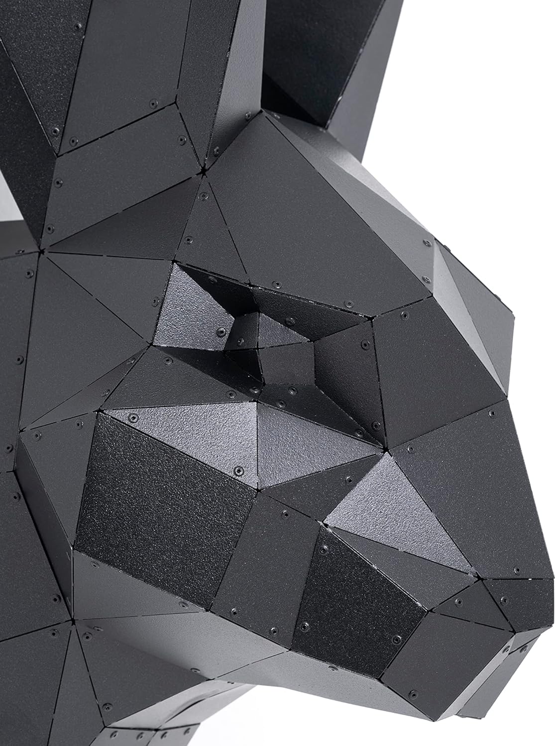 Rabbit Wall Sculpture - 3D Metal Artwork for Home or Garden Decor